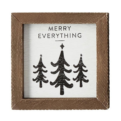 Mini Holiday Framed Signs