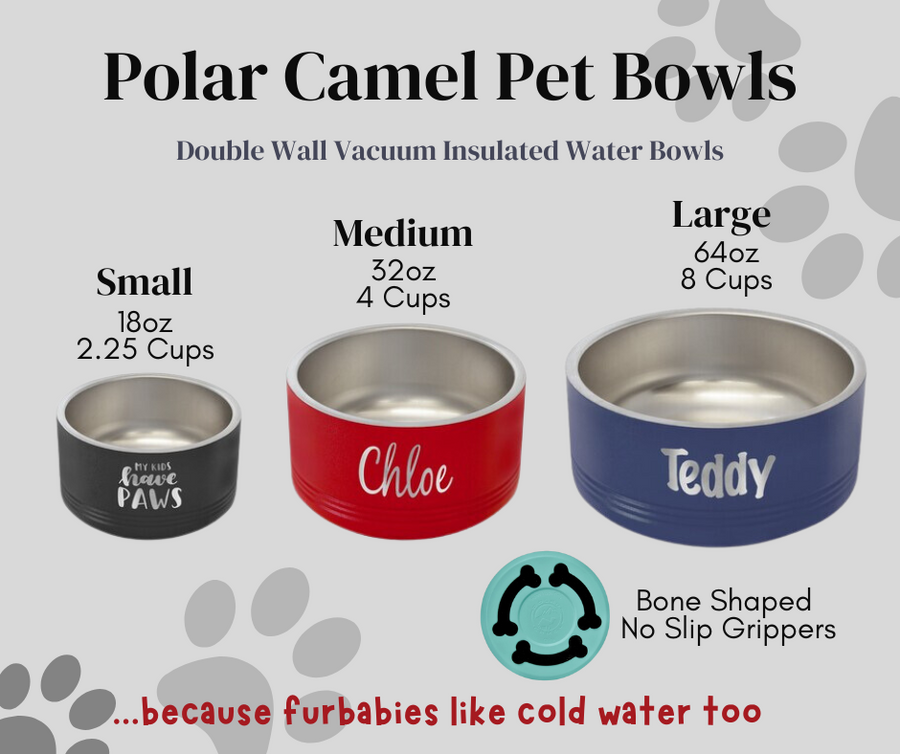 Polar Camel Pet Bowls