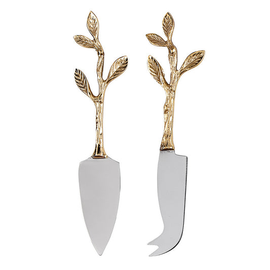 Twig Handle Cheese Knives- Set of 2