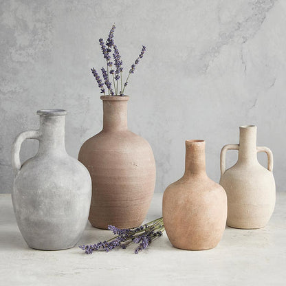 Rustic Clay Decorative Vase