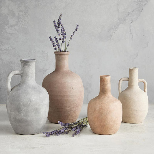 Rustic Clay Decorative Vase