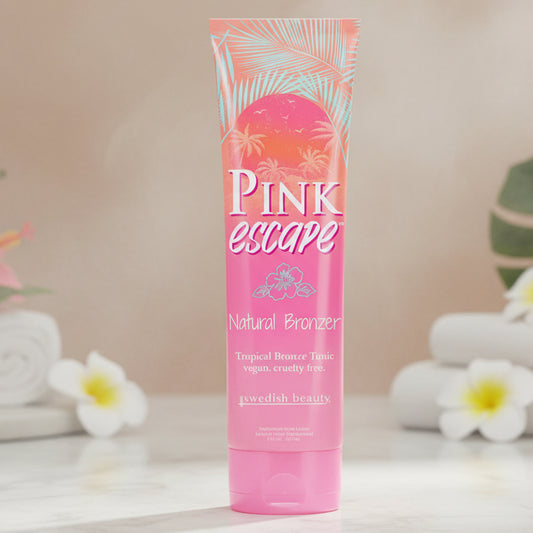 Swedish Beauty Pink Escape Natural Bronzer Tanning Lotion