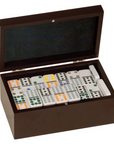 Engravable Rosewood Double 12 Domino Set