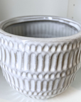 Ceramic Grey & White Planter