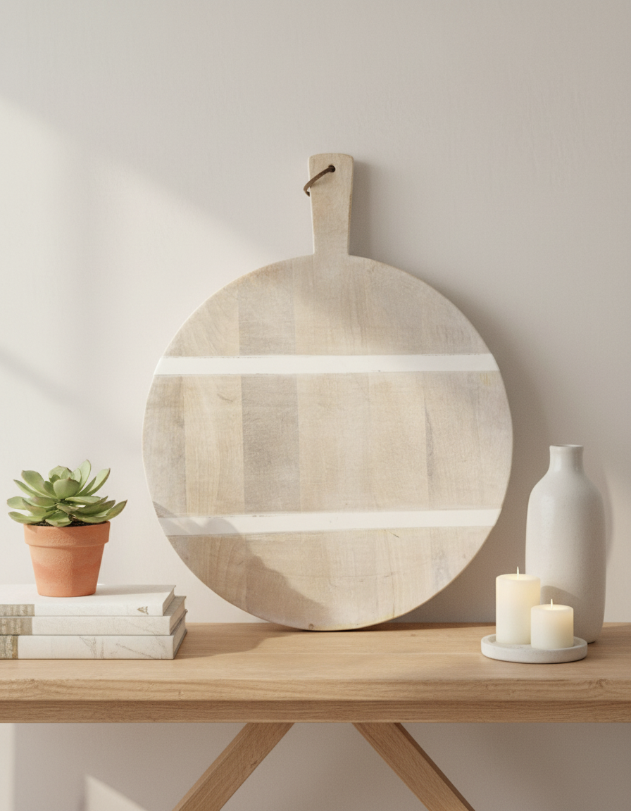 Large Round Serving Board