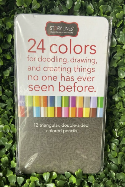 24 Colour Pencil Crayons