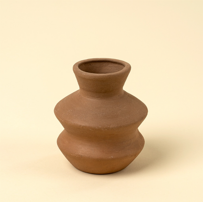 Wave Terracotta Bud Vase