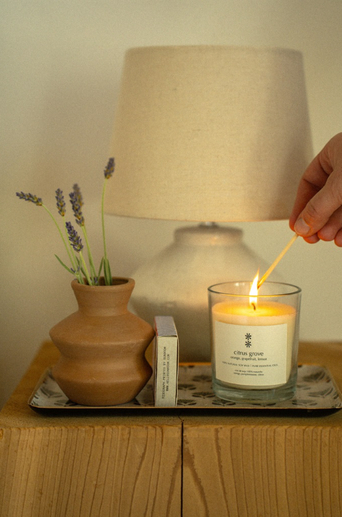 Wave Terracotta Bud Vase