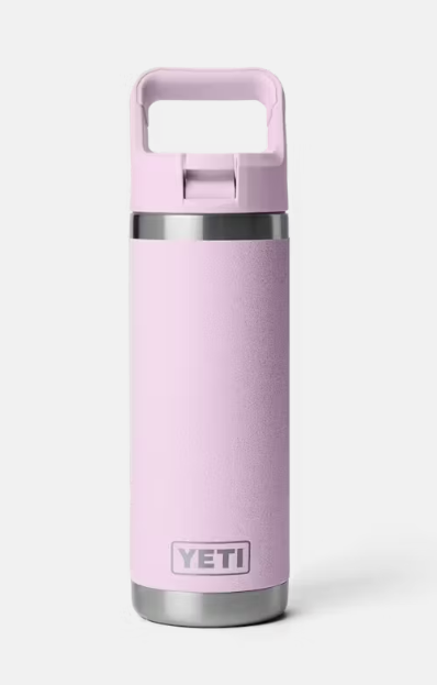 YETI 18oz Bottle with Color Match Straw Lid