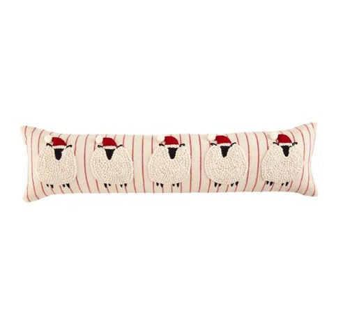 Holiday Sheep Lumbar Pillow