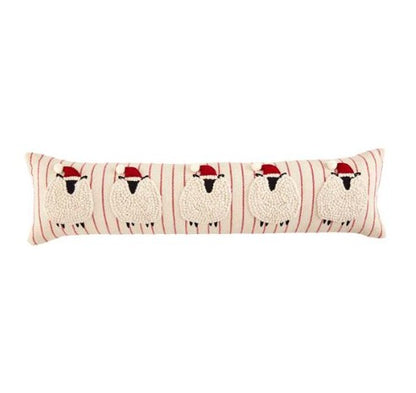 Holiday Sheep Lumbar Pillow