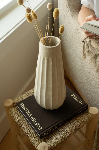 Alba Paper Mache Vase, Large