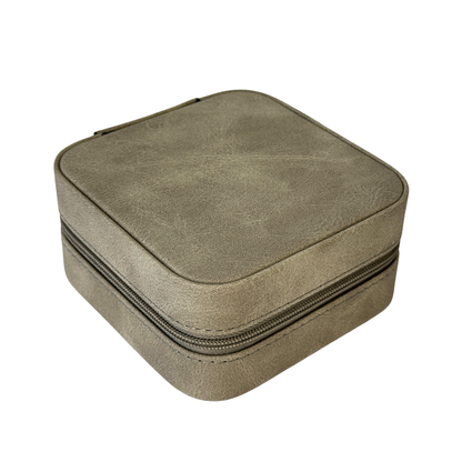 Leather Travel Jewelry Boxes - Customizable