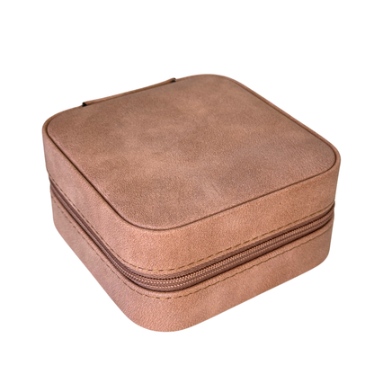 Leather Travel Jewelry Boxes - Customizable