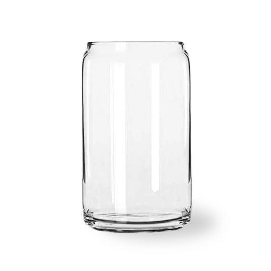 Clear Soda Can 16oz Glass Cups