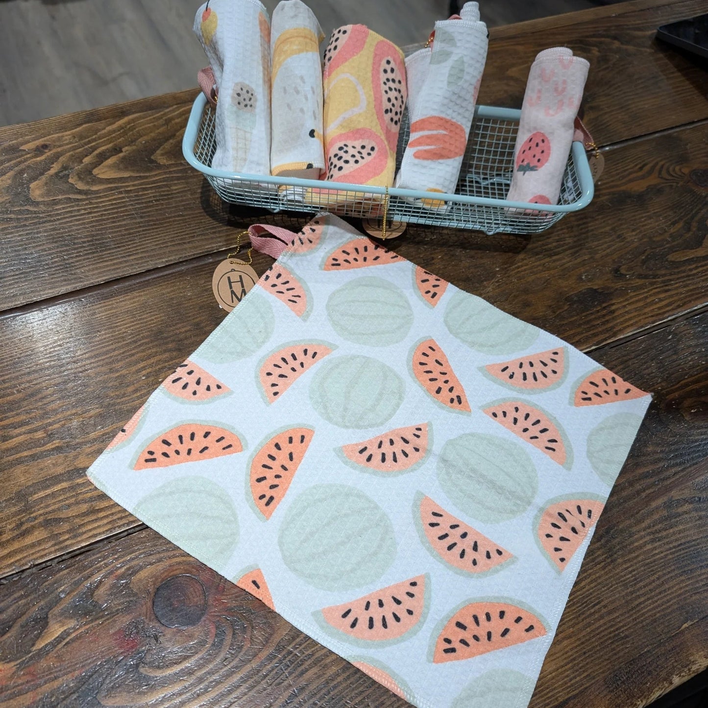 Printed Microfiber Dish Cloth