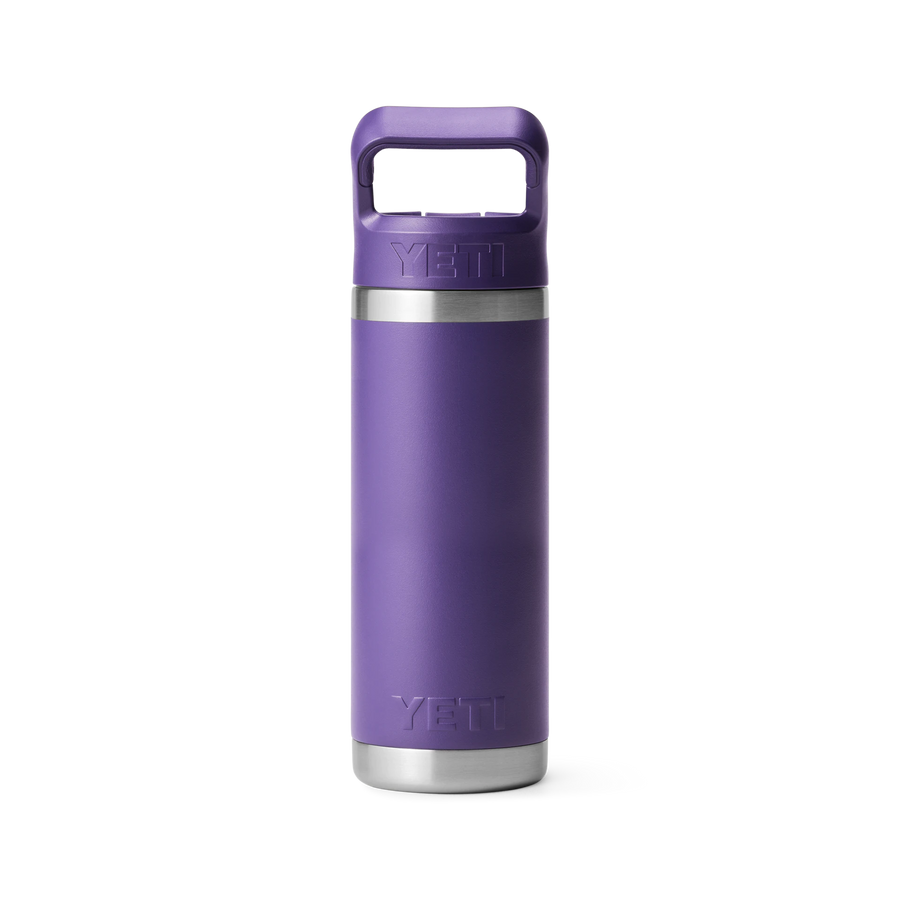 YETI RAMBLER 18oz BOTTLE WITH COLOUR-MATCHED STRAW CAP