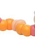 Baby Ganz Wooden Twisty Worm – Colorful, Bendable, and Fun!
