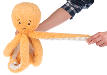 Happy Hill Stretchy Octopus Plush – 16" Wide