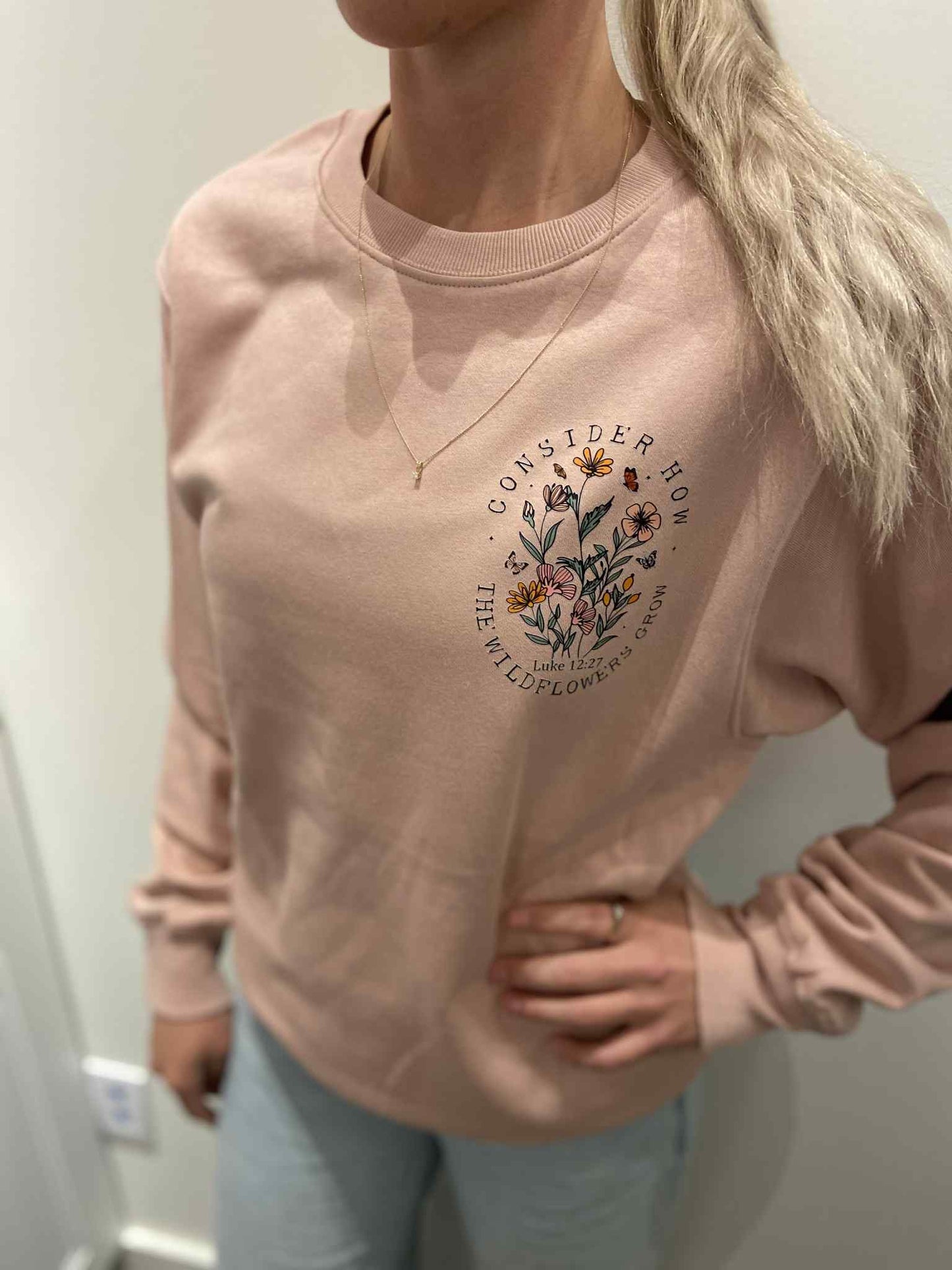 🌸 Consider How the Wildflowers Grow Crewneck — KOI Element