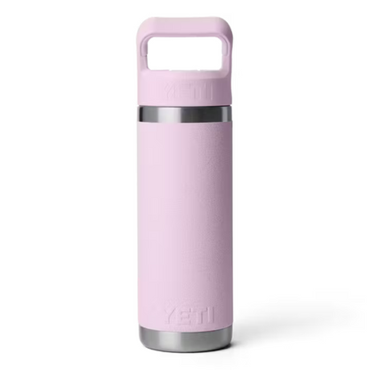 YETI 18oz Bottle with Color Match Straw Lid