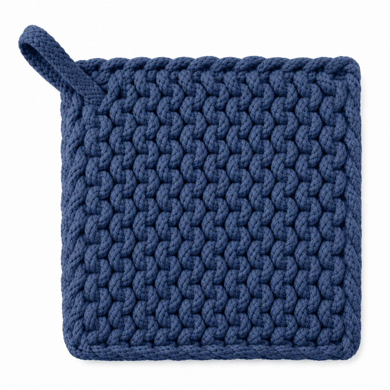 Square Cotton Crochet Pot Holder