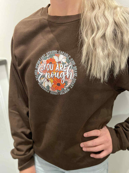 🌻 You Are Enough Crewneck — KOI Element
