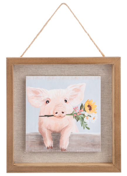 Flower Farm Hanging Plaques