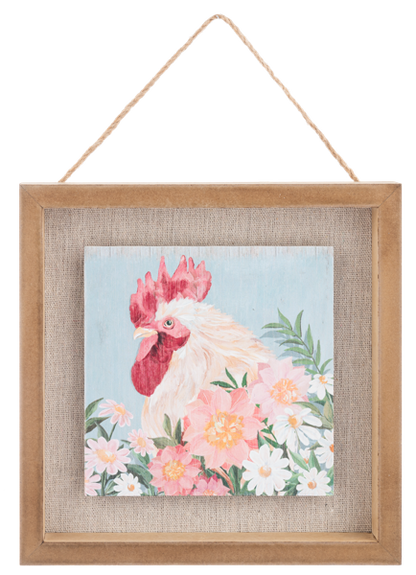 Flower Farm Hanging Plaques