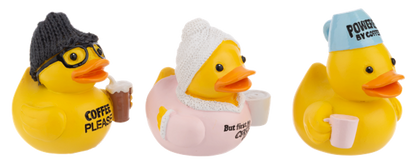 Coffee Lovers Duck Figurines