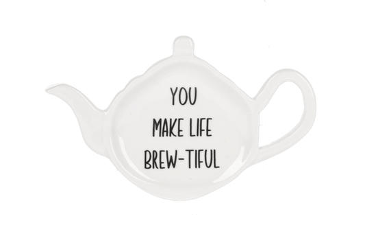 Teabag Holder & Teaspoon Set