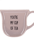 Tea Bag Holder & Teaspoon Set – Fun Phrases for Tea Lovers