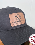 Custom Engraved Leather Hat