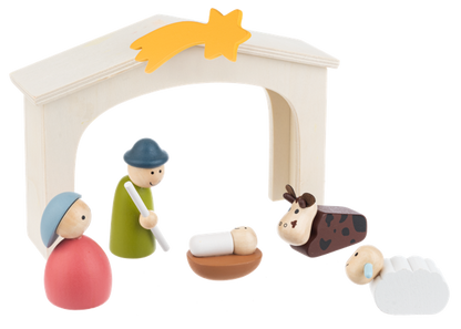 Wooden Nativity Play Set – 6 Piece Set