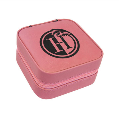 Leather Travel Jewelry Boxes - Customizable