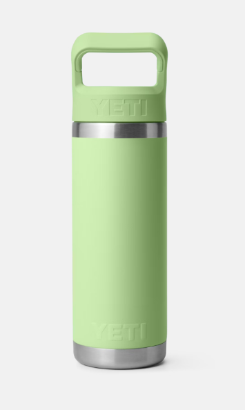 YETI RAMBLER 18oz BOTTLE WITH COLOUR-MATCHED STRAW CAP