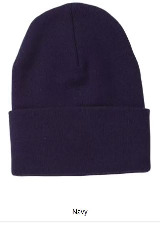 Custom Engraved Leather Patch on Touque