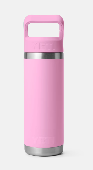 YETI RAMBLER 18oz BOTTLE WITH COLOUR-MATCHED STRAW CAP