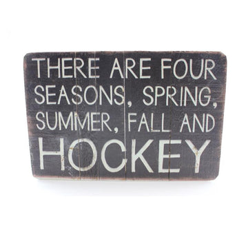 Four Seasons Hockey Box Sign