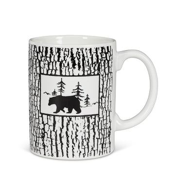 Bear and Tree Bark Mug