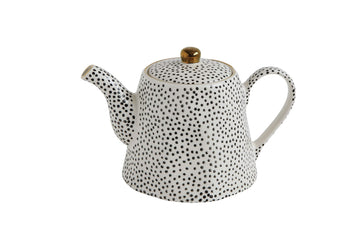 Stoneware Dotted Teapot