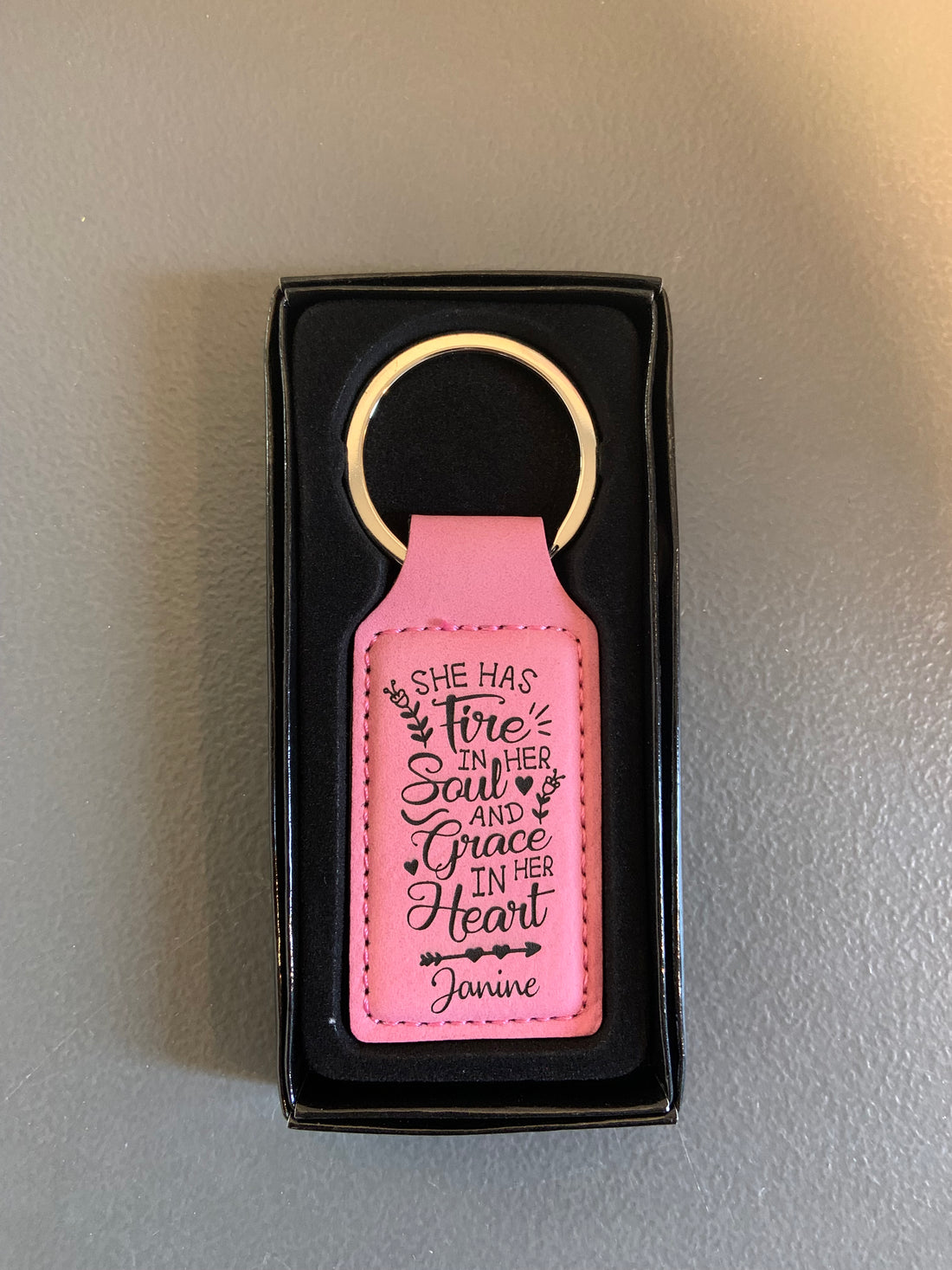 Leather Keychain-Customizable