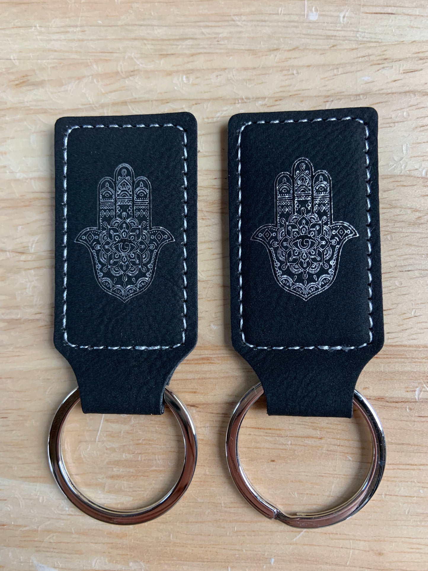 Leather Back Pack/Key Tag