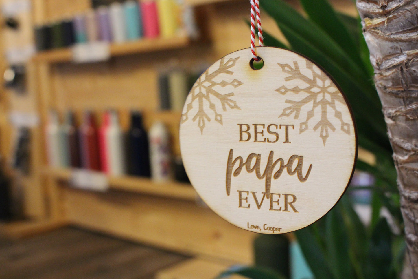 Custom Wood Christmas Ornaments