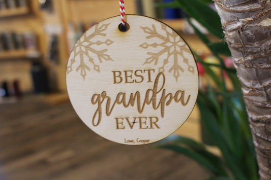 Custom Wood Christmas Ornaments