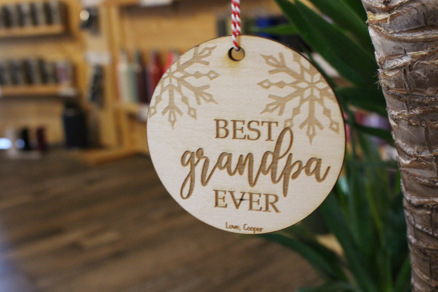 Custom Wood Christmas Ornaments