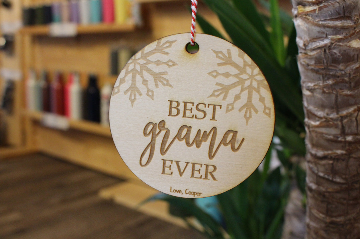 Custom Wood Christmas Ornaments