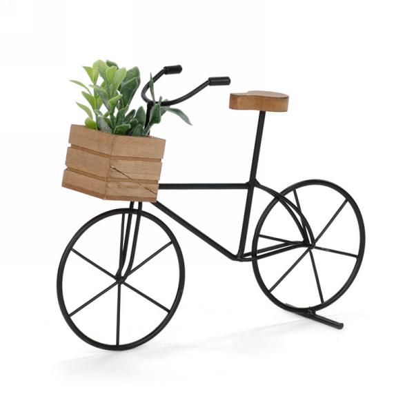 Metal Bicycle with Plant