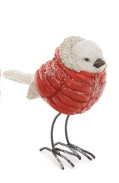 3 Birds with Winter coats