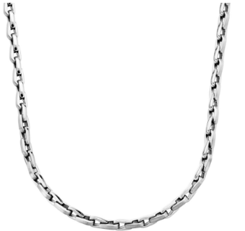 Beautiful Hypoallergenic / Water Resistant High Polished Steel Link Chain